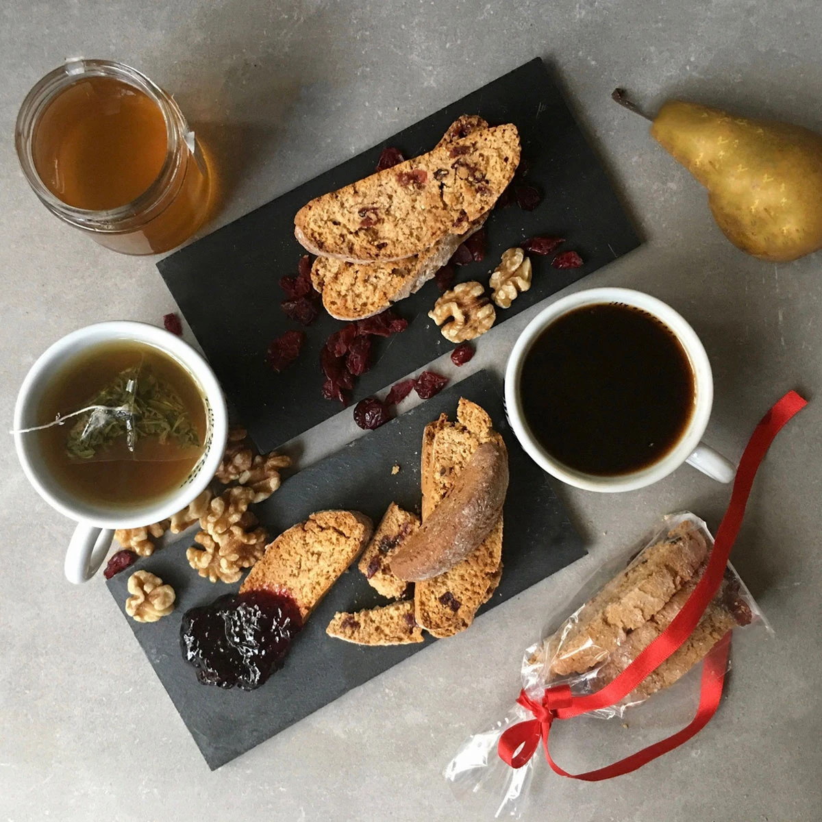 Cranberry Biscotti Directions