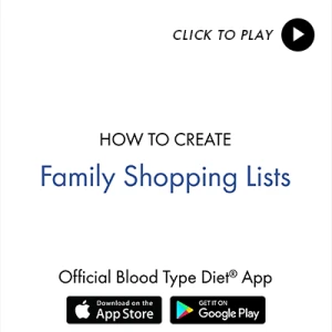 Family Foods - Blood Type Diet