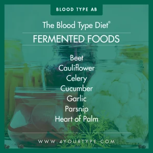 Blood Type AB - Fermented Foods