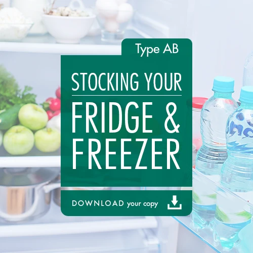 Blood Type Diet - Stocking Your Fridge & Freezer