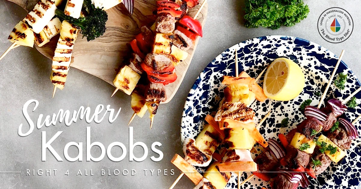 Pineapple Kebabs Right 4 All Blood Types