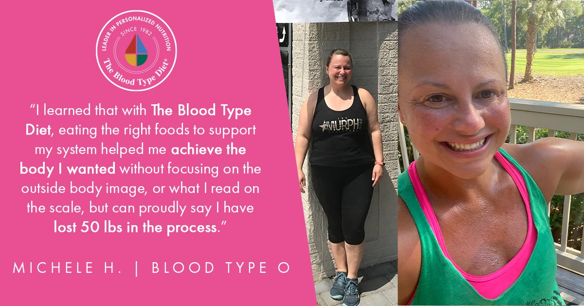 Michele H. Blood Type Diet Success Story
