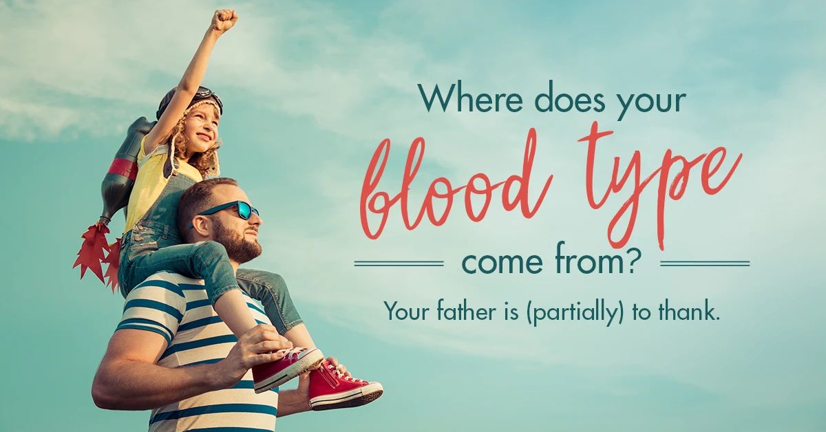 Where does your blood type come from?